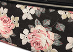 kayond Black Rose Patten water-resistant Laptop Shoulder Messenger Bag Case Sleeve for 14 Inch 14.1 Inch Laptop