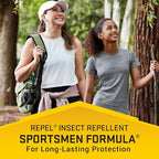 Repel Insect Repellent Sportsmen Formula 25% DEET, 8.125 Ounces, Bonus Aerosol with 25% DEET to Repel Mosquitoes, Ticks, Gnats, Biting Flies, Chiggers and Fleas for Long-Lasting Protection