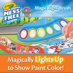 Crayola PAW Patrol Color Wonder Magic Light Brush – Mess Free Painting Kit for Kids with Lightup Brush, Gift for Toddlers, Preschool Art Activities, Ages 3+