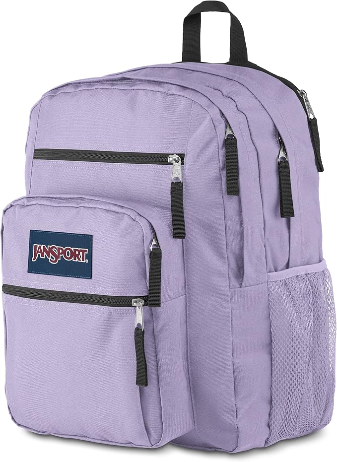 JanSport Laptop Backpack - Computer Bag with 2 Compartments, Ergonomic Shoulder Straps, 15” Laptop Sleeve, Haul Handle - Pastel Lilac
