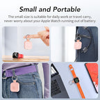 HUOTO Portable Wireless Charger for Apple Watch Accessories,for Apple Watch Series 11/10/9/8/UItra 2/UItra/7/6/5/4/3/2/SE,Compact Magnetic iWatch Charger 1200mAh Power Bank Keychain Travel Style Gift