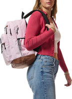 JanSport Cool Backpack with 15-inch Laptop Sleeve, Large Computer Bag Rucksack with 2 Compartments, Ergonomic Straps, Pink Ice