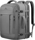 AREYTECO 60L Travel Laptop Backpack for Men, Extra Large Backpack, Big Capacity Carry On Backpack, 18-19 Inch Laptop Backpack Water Resistant Luggage Computer Daypack College Bag, Grey