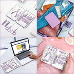 Manicure Set Professional Manicure Pedicure Kit Tools Travel Nail Care Kit Manicure Kit Finger Toe Nail Clippers for Women Travel Grooming Kit Nail Clipper Set Nail Kit with Glass Nail File Women Gift