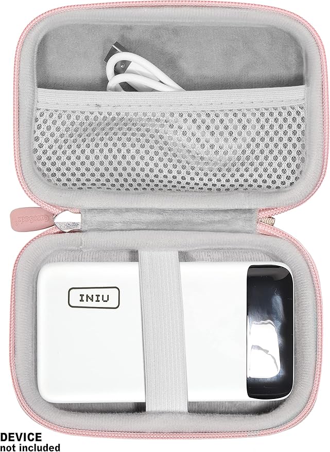 Case for INIU Portable Charger, USB C Slimmest Triple 3A High-Speed 10000mAh Phone Power Bank, 22.5W PD3.0 QC4.0 Fast Charge 20000mAh, 10500mAh