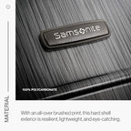 Samsonite Winfield 2 Hardside Expandable Luggage with Spinner Wheels, Brushed Anthracite, 2-Piece Set (20/24)