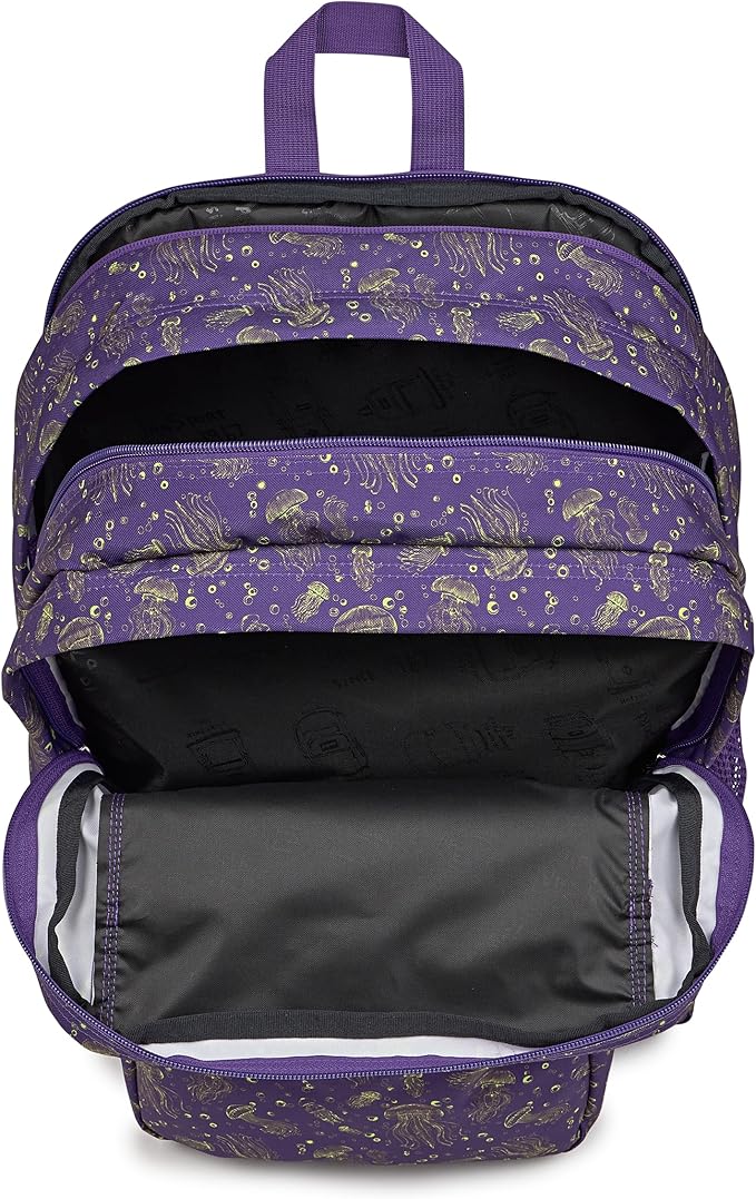 JanSport Laptop Backpack - Computer Bag with 2 Compartments, Ergonomic Shoulder Straps, 15” Laptop Sleeve, Haul Handle - Very Jelly