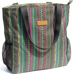 Original Floral Water Resistant Large Tote Bag Shoulder Bag for Gym Beach Travel Daily Bags Upgraded