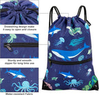HOLYLUCK Drawstring Backpack Bag Sport Gym Sackpack