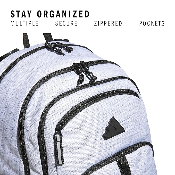 adidas Prime 7 Backpack for Laptop, School and Travel, 37L