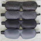 Bucky 40 Blinks No Pressure Eye Mask for Travel & Sleep, Granite Dots, One Size