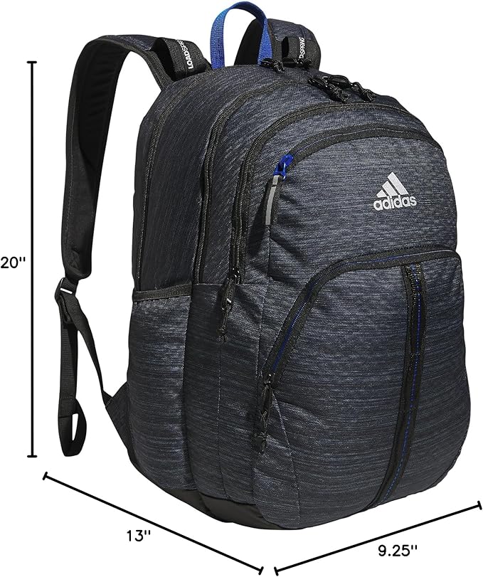 adidas Prime 7 Backpack for Laptop, School and Travel, 37L