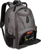SWISSGEAR 1900 ScanSmart TSA Laptop Backpack Fits 17 Inch Laptop with RFID Protection and Tablet Pocket, Sting Grey Ballistic, 19-Inch