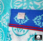 COTTON CRAFT Oversized XL Beach Towel 39 x 68-2 Pack - 100% Cotton Velour - Big & Huge - Pool Picnic Bath Towels - Jacquard Terry Thick Plush Super Soft Luxury - 450 GSM - Summer Trellis Pool Blue