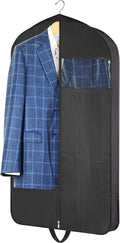 Garment Bag for Hanging Clothes - Travel Suit Bag Closet Covers for Men and Women - Long Dress, Mens Jackets, Coats, Shirts, Dance Clothing Protector, Zipper Hanger Wardrobe Dust Cover (42 Inch)