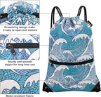 HOLYLUCK Drawstring Backpack Bag Sport Gym Sackpack