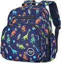 mibasies Toddler Backpack for Boys 2-4: Preschool Kindergarten Backpack - Cute Kids Backpacks for Boys - Dinosaur Blue