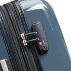 DELSEY PARIS Helium Aero Hardside Expandable Luggage with Spinner Wheels, Orion Blue, Carry-On Plus 21 Inch