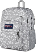 JanSport Laptop Backpack - Computer Bag with 2 Compartments, Ergonomic Shoulder Straps, 15” Laptop Sleeve, Haul Handle - Flutter By Grey