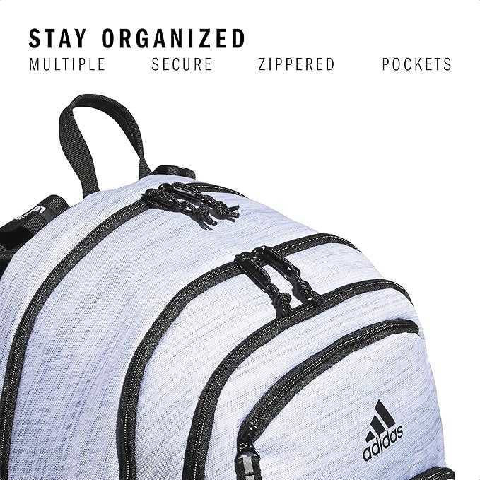 adidas Prime 7 Backpack for Laptop, School and Travel, 37L