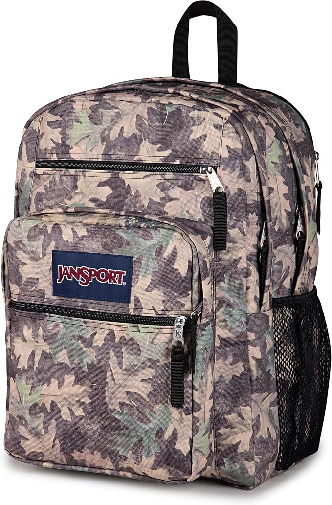 JanSport Laptop Backpack - Computer Bag with 2 Compartments, Ergonomic Shoulder Straps, 15” Laptop Sleeve, Haul Handle - Woodland Camo