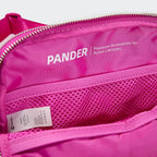 Pander Everywhere Belt Bag for Women, 5 Zipper Pockets Nylon Crossbody Fanny Pack Purse (Grape Purple)