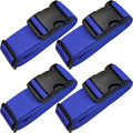 Ultra Long Heavy Duty Luggage Straps for Suitcases/Uprights/Duffels/Bags, 79" Adjustable Travel Packing Belts for Cargo Safety, Sturdy Baggage Strap Belts Multi-Pack