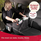 Lusso Gear Car Seat Organizer for Front or Backseat - Great for Adults & Kids, Features 9 Storage Compartments for Toys, Magazines, Tissues, Maps, Books, Documents, Games & More (Floral)
