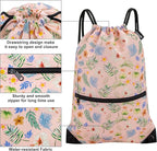 HOLYLUCK Drawstring Backpack Bag Sport Gym Sackpack