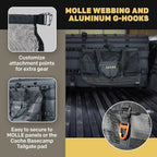 Cache Taxi-Way Tactical Mesh Tote Bag, Large Gym & Travel Bag with MOLLE Webbing (35L), Multi-Pocket Storage, Water Bottle Holder, Magnetic Closure
