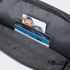 Pander Everywhere Belt Bag for Women, 5 Zipper Pockets Nylon Crossbody Fanny Pack Purse (Black)