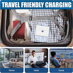 Cruise Approved Power Strip (Royal Caribbean, Disney & More) - Non Surge Charger [2 USB, 2 USB-C] 4-Port Charging Block w/Foldable Plug for iPhone, iPad, Laptops & More - Cruise Ship Essentials 2026