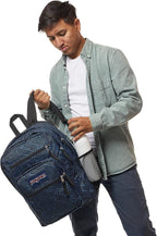 JanSport Laptop Backpack - Computer Bag with 2 Compartments, Ergonomic Shoulder Straps, 15” Laptop Sleeve, Haul Handle - Team Stripes