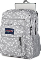 JanSport Laptop Backpack - Computer Bag with 2 Compartments, Ergonomic Shoulder Straps, 15” Laptop Sleeve, Haul Handle - Flutter By Grey