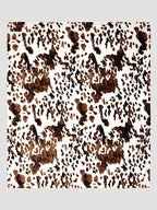 CARSTENS, INC. Travel Blanket, Premium Compact 2-in-1 Airplane Blanket/Pillow, Wrangler Tri-Color Cowhide