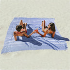 Giant Huge Thin Boho Throw Blanket Turkish Beach Blanket Towel Jumbo Extra Large XL XXL Big Oversized Outdoor Picnic Accessories Travel Essentials for Family Camping Gears Must Haves Yard Mat Navy
