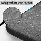 Hseok Laptop Shoulder Bag 13-14 inch Shockproof Water-Resistant HandBag with Small Case Compatible with MacBook Pro/Neo 14" M5/M4/M3/M2/M1, Mac Air/Pro 13.3", XPS 13/14, Most 13"-14" PC,Gray-black