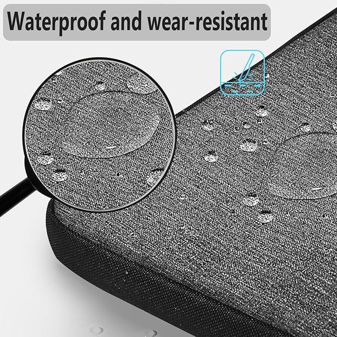 Hseok Laptop Shoulder Bag 13-14 inch Shockproof Water-Resistant HandBag with Small Case Compatible with MacBook Pro/Neo 14" M5/M4/M3/M2/M1, Mac Air/Pro 13.3", XPS 13/14, Most 13"-14" PC,Gray-black