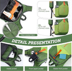 BECOJADDE 20L Small Hiking Backpack for Men Women Foldable Packable Back Pack Ultralight Hiking Daypack for Travel Camping Outdoor, Olive Green