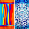 2 Packs Oversized Beach Towel Set Extra Large Big XL Pool Camping Swim Clearance Towels 36x72 Soft Blanket Cruise Essentials Accessories Must Haves Vacation Necessities Adult Blue Flower Stripe