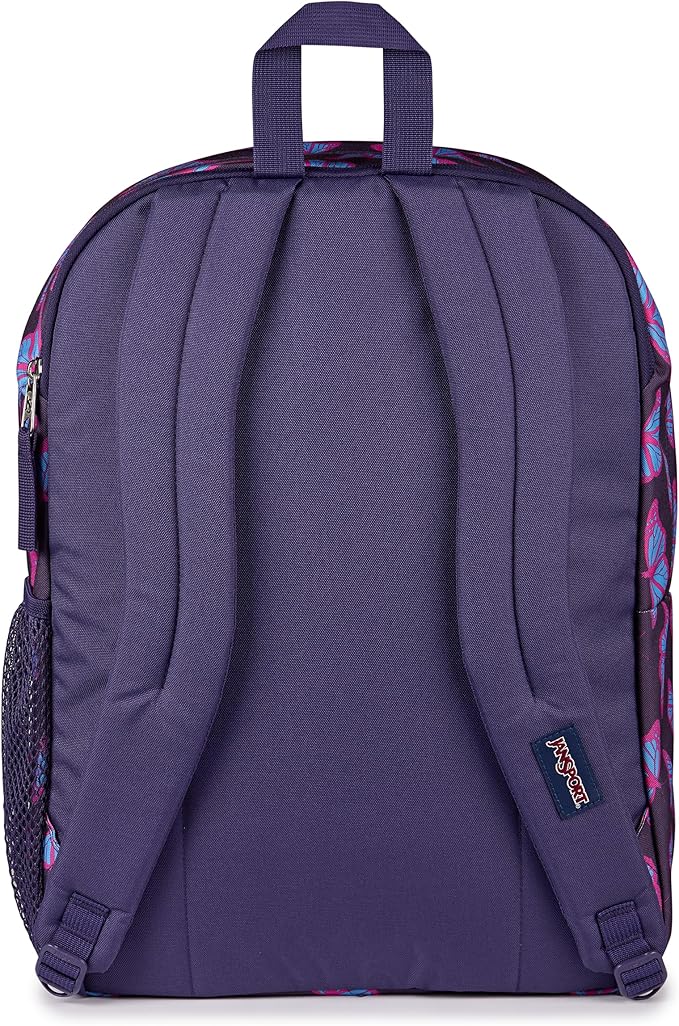 JanSport Laptop Backpack - Computer Bag with 2 Compartments, Ergonomic Shoulder Straps, 15” Laptop Sleeve, Haul Handle - Flutter By Purple