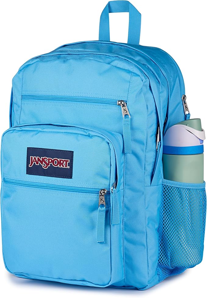 JanSport Laptop Backpack - Computer Bag with 2 Compartments, Ergonomic Shoulder Straps, 15” Laptop Sleeve, Haul Handle - Electric Azul