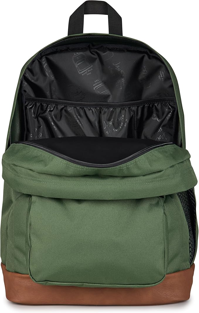 JanSport Cool Backpack with 15-inch Laptop Sleeve, Large Computer Bag Rucksack with 2 Compartments, Ergonomic Straps, Cargo Green