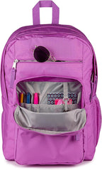 JanSport Laptop Backpack - Computer Bag with 2 Compartments, Ergonomic Shoulder Straps, 15” Laptop Sleeve, Haul Handle - Digital Fuchsia