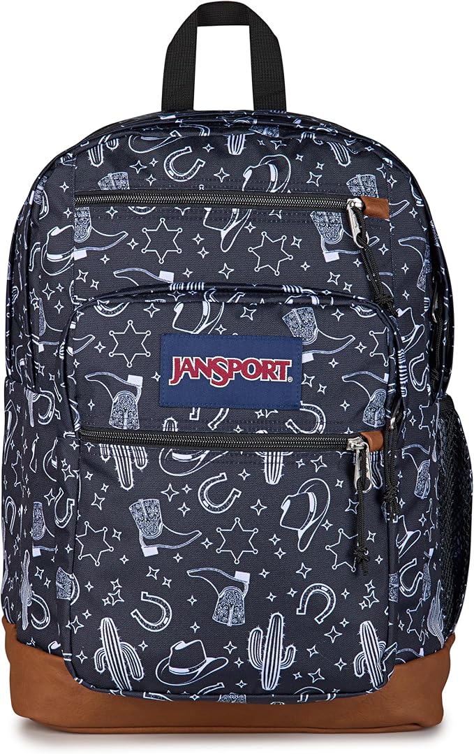 JanSport Cool Backpack with 15-inch Laptop Sleeve, Large Computer Bag Rucksack with 2 Compartments, Ergonomic Straps, Wild West Escape