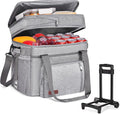MIYCOO Cooler Bag Double Deck - 60 Can Leakproof Insulated Portable Soft Lunch Cooler, Extra Large Expandable Ice Chest Cooler for Beach, Picnic, Camping, Shopping