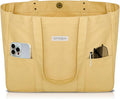HOMESPON Large Canvas Tote Bag for Women Everything Bag with Pockets and Laptop Sleeve