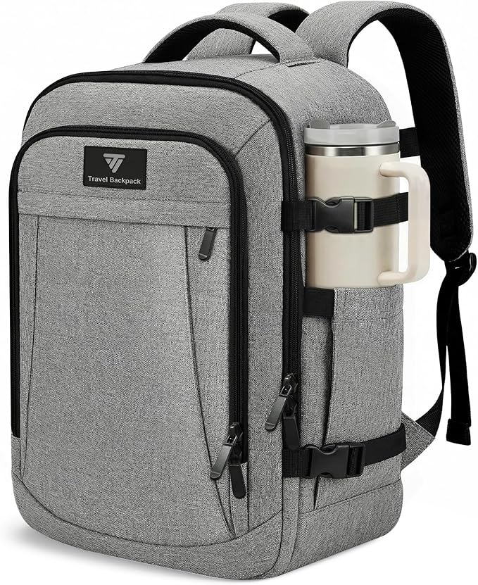 TILYMOL Travel Backpack for Women & Men - 15.6 inch Laptop Backpack Airplane Flight Approved, Large Carry On Anti-theft Bag for Travel Work Business Weekender