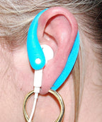 Flex - Compatible with Your Apple iPhone Wired EarPods | Attaches to Your Wired EarPods That Come Free with The Latest iPhone Models | (Blue)