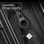 Samsonite Omni 2 Hardside 3 Piece Set - Includes Global Carry-On, Medium, & Large Checked Suitcases - 360° Dual Spinner Wheels - Integrated TSA Lock & Expansion - Amazon Exclusive - Artic Silver